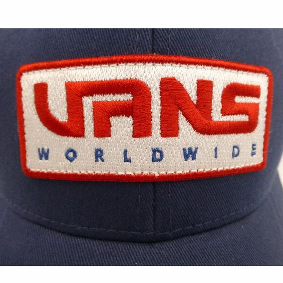 Vans Worldwide Structured Jockey Hat Snapback Patch Hat - Picture 6 of 13